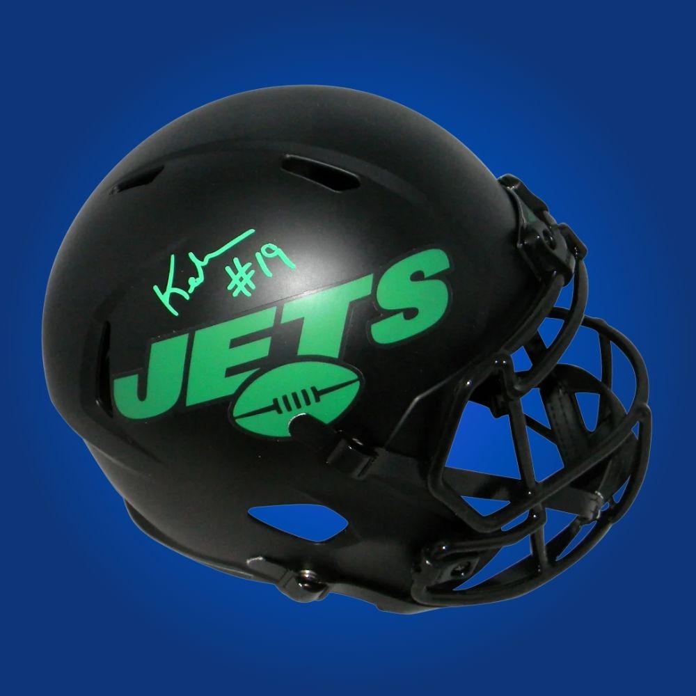 Keyshawn Johnson  Signed New York Jets Eclipse Speed Replica Helmet