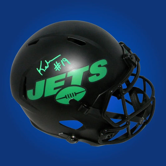 Keyshawn Johnson  Signed New York Jets Eclipse Speed Replica Helmet