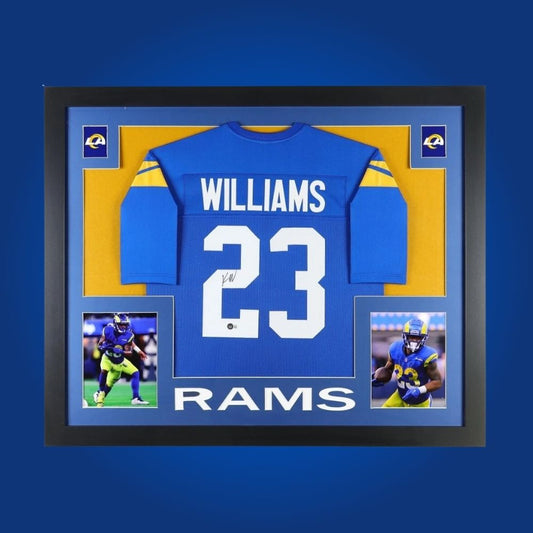 Kyren Williams Signed Full Framed Custom Los Angeles Rams Jersey
