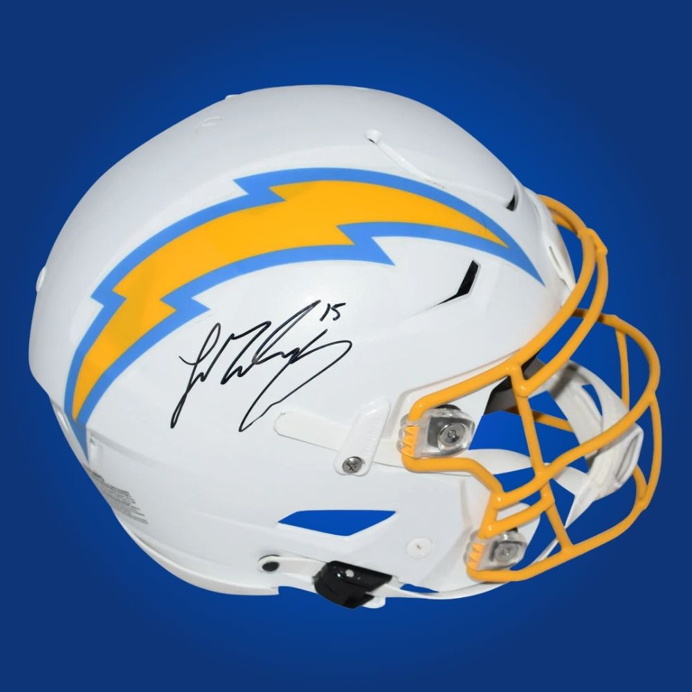 Antonio Gates Signed Los Angeles Chargers White SpeedFlex Authentic Helmet