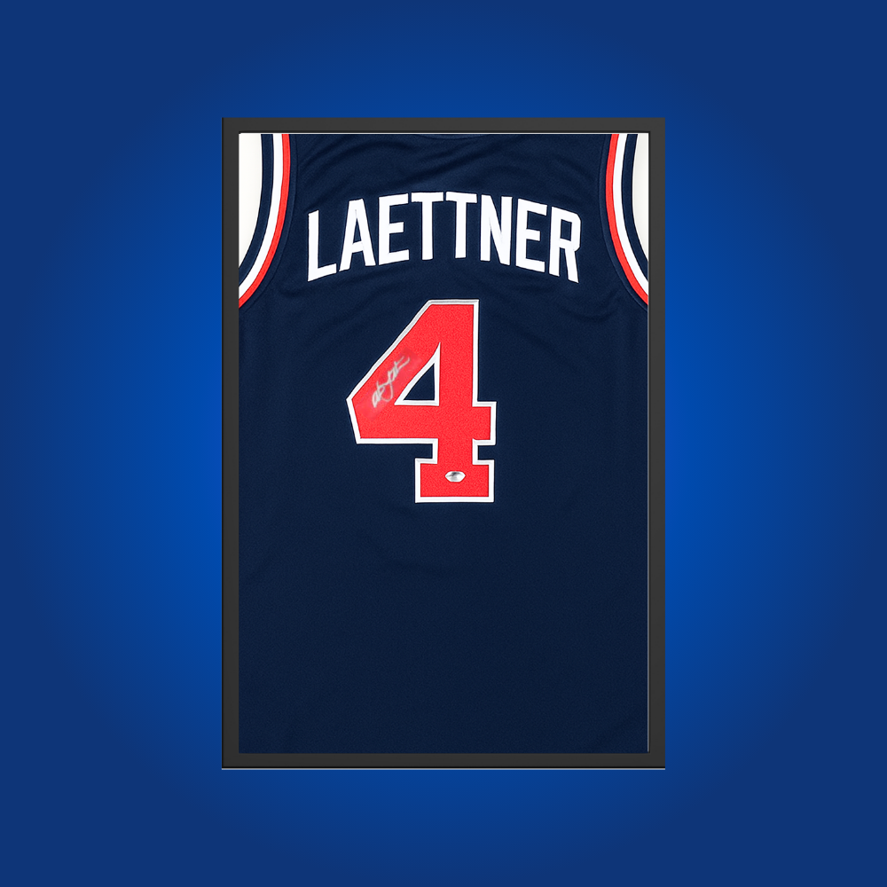 Laettner USA Jersey Framed