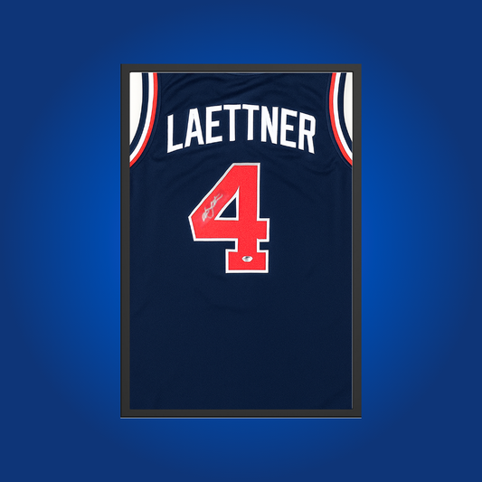 Laettner USA Jersey Framed