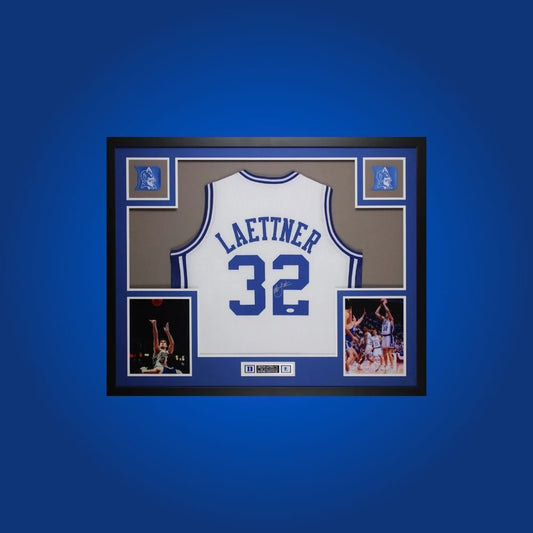 Laettner Duke Full Framed Jersey