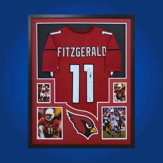 Autographed Arizona Cardinals custom jersey by Ray Lewis with Certificate of Authenticity.