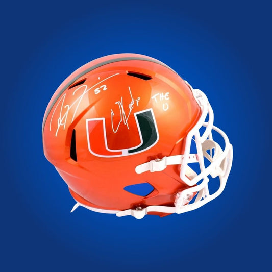 Lewis and Reed Hurricanes Orange Rep Helmet