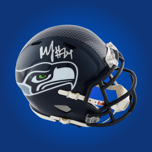 Seattle Seahawks mini helmet signed by Marshawn Lynch with Certificate of Authenticity