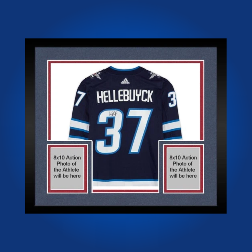 Mark Scheifele, Winnipeg Jets, Full Framed Navy Blue Jersey