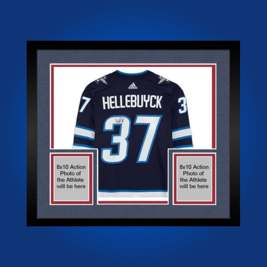 Mark Scheifele, Winnipeg Jets, Full Framed Navy Blue Jersey