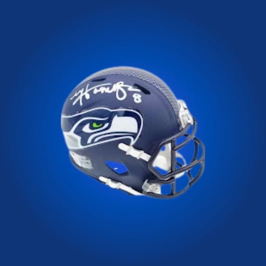 Seattle Seahawks mini helmet signed by Matt Hasselbeck with Certificate of Authenticity.