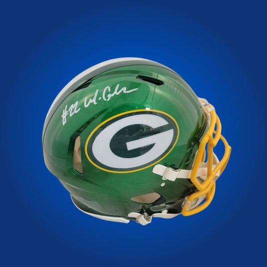 Jordan Love signed Green Bay Packers  Authentic Helmet with hologram and COA.