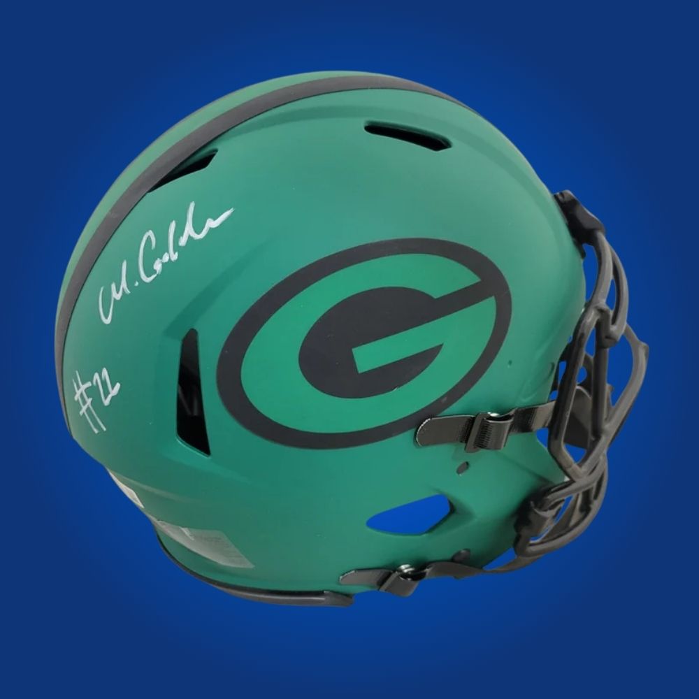Jordan Love signed Green Bay Packers  Authentic Helmet with hologram and COA.