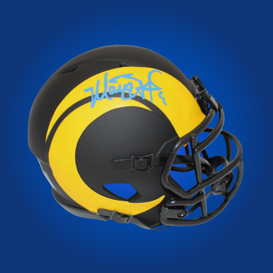 Matthew Stafford Signed Los Angeles Rams Black Speed Eclipse Mini Helmet