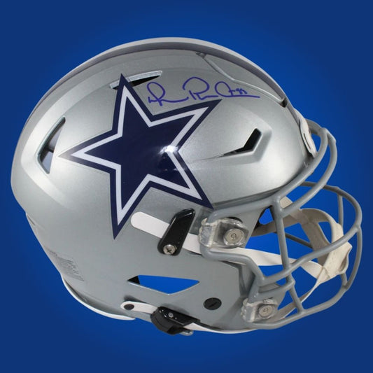 Michael Irvin  Signed Dallas Cowboys Silver  Authentic SpeedFlex Helmet