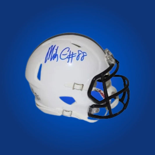 Mike Gesicki signed Penn State Nittany Lions mini helmet—perfect for Penn State fans and Gesicki enthusiasts.