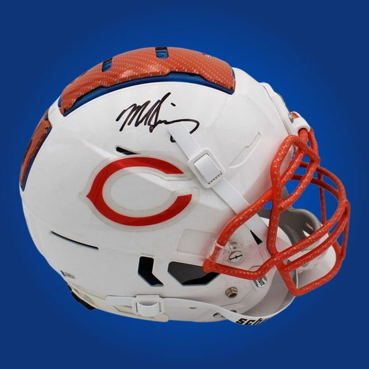 Mike Singletary Signed Chicago Bears Schutt F7 white SpeedFlex Authentic Helmet