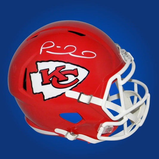 Patrick Mahomes signed Kansas City Chiefs red speed replica helmet