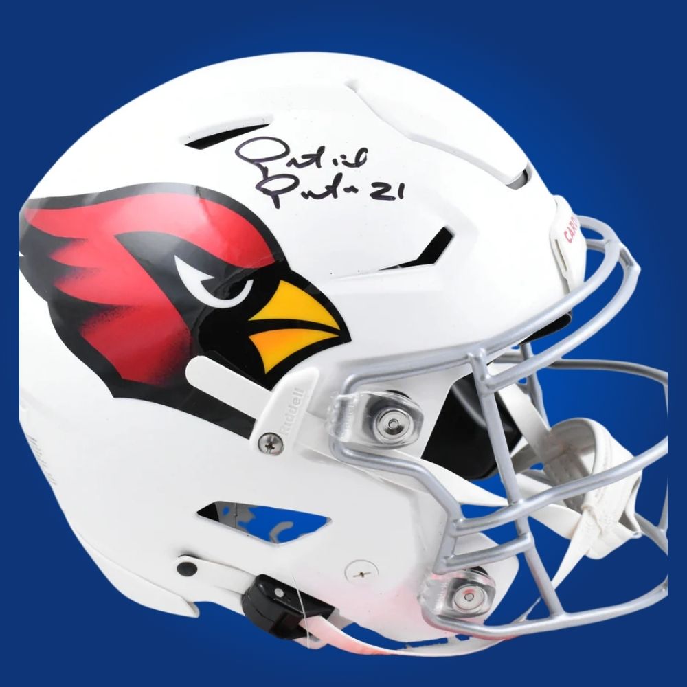 Patrick Peterson Signed Arizona Cardinals White Speed Replica Helmet