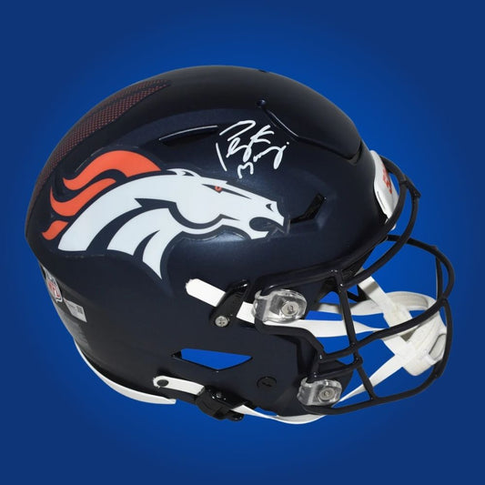 Peyton Manning Signed Blue  SpeedFlex Authentic Helmet