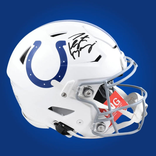 Peyton Manning Signed Indianapolis Colts  White F/S SpeedFlex Authentic Helmet