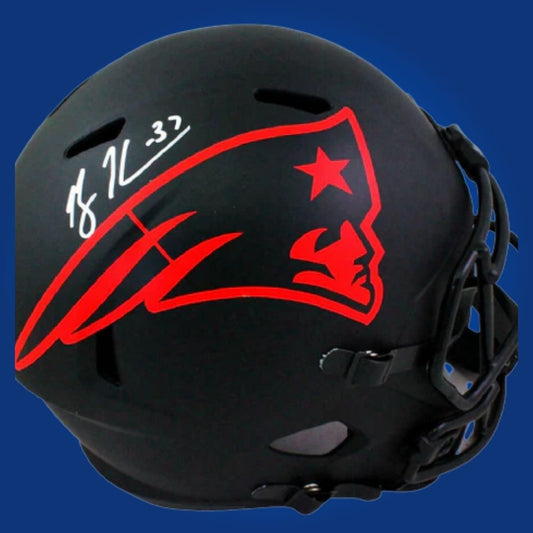 Rodney Harrison  Signed New England Patriots  F/S Eclipse Speed Replica Helmet