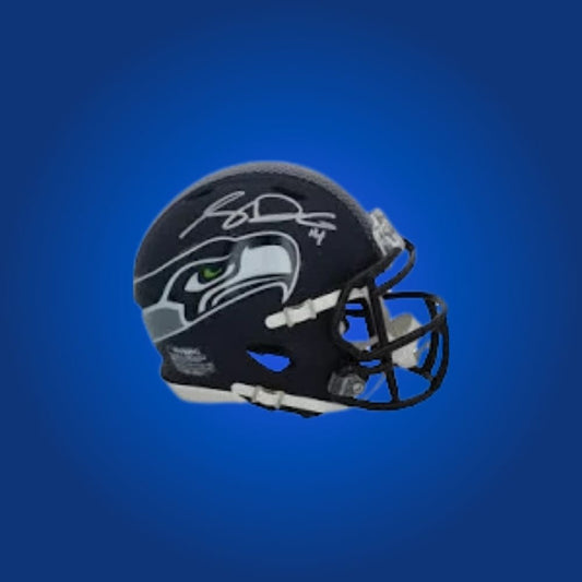 Seattle Seahawks mini helmet signed by Sam Darnold with Certificate of Authenticity.