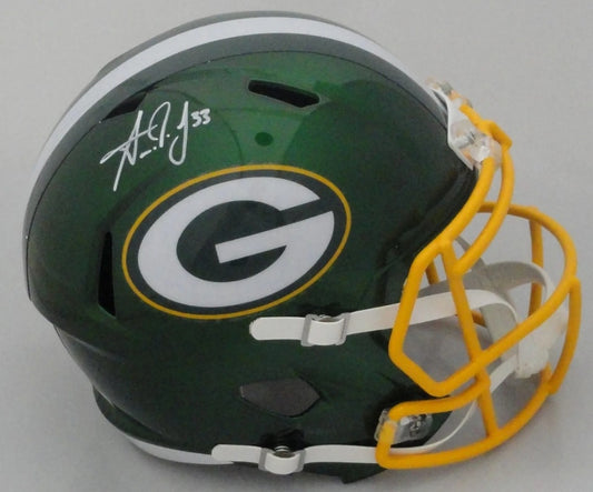 Jones Green Signed Helmet