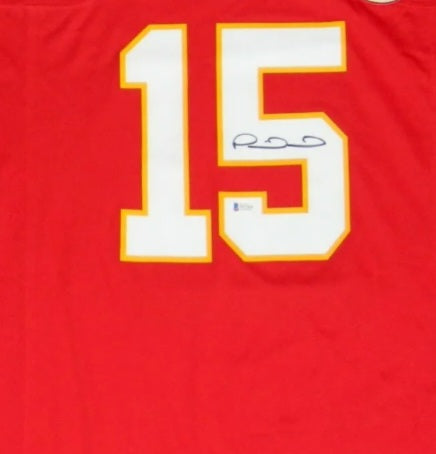 Mahomes Signed Framed Jersey