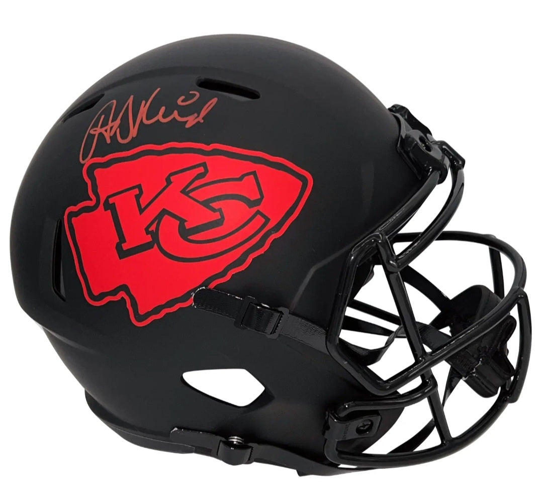 Reid Blackout Signed Helmet