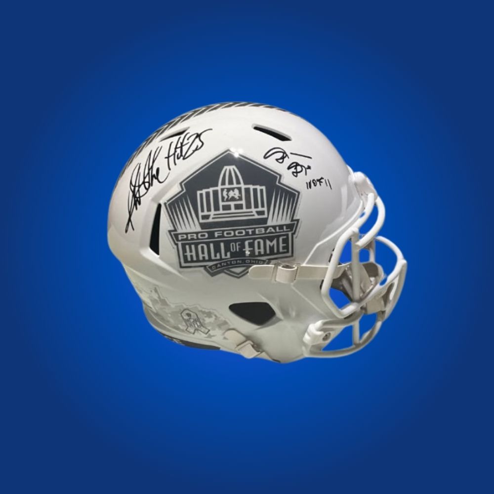 Sharpe Brothers Signed White Helmet