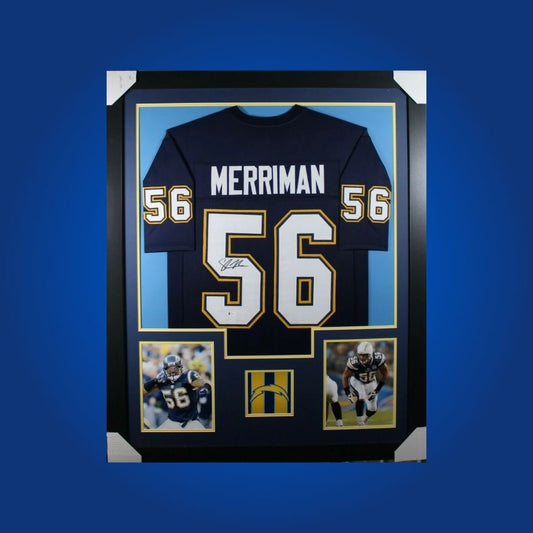 Autographed Los Angeles Rams custom jersey by Eric Dickerson with Certificate of Authenticity.