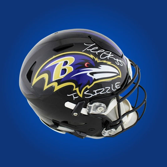 Terrell Suggs Signed Baltimore Ravens  SpeedFlex Helmet