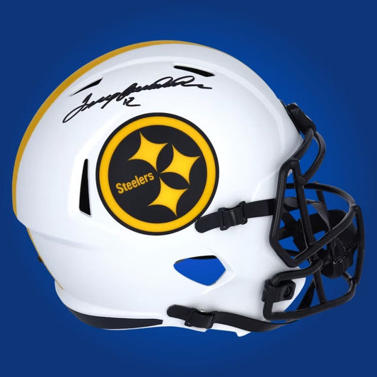 Terry Bradshaw Signed Pittsburgh Steelers Eclipse Speed Replica Helmet