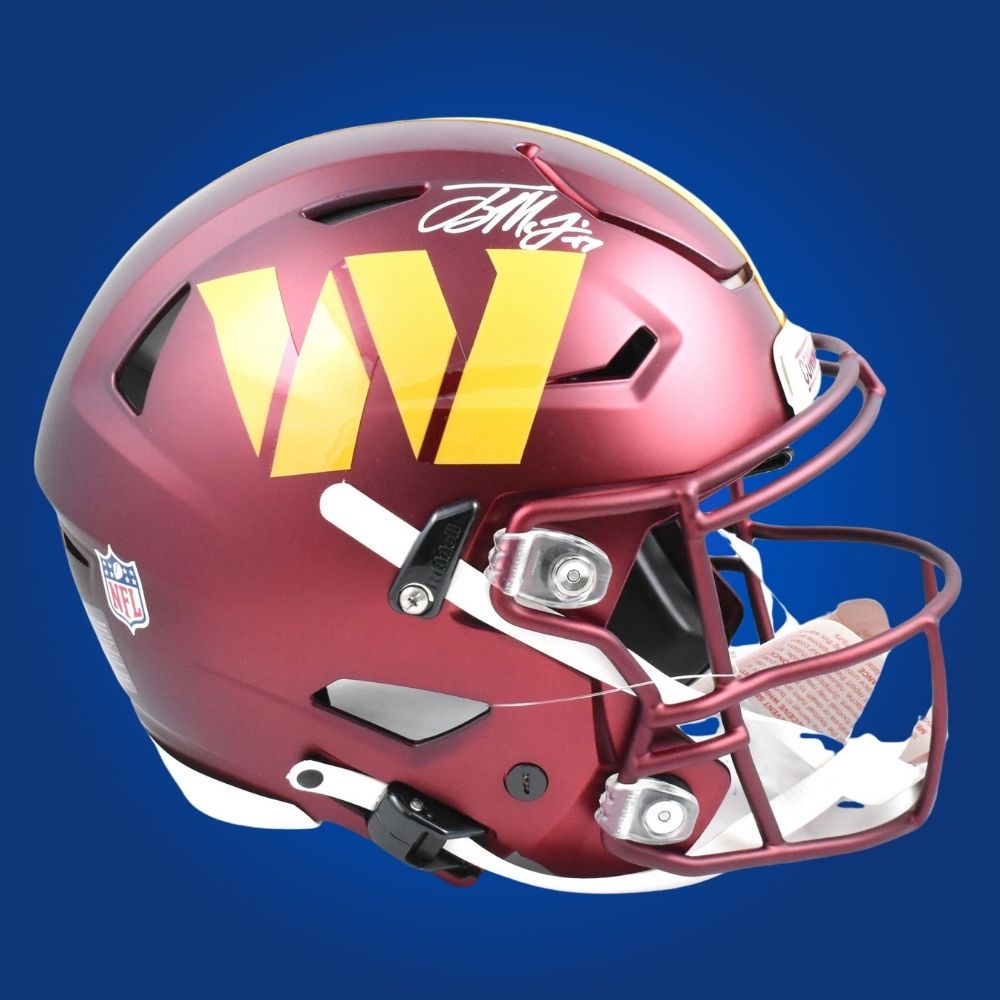 Terry McLaurin Signed Washington Commanders Maroon SpeedFlex Authentic Helmet