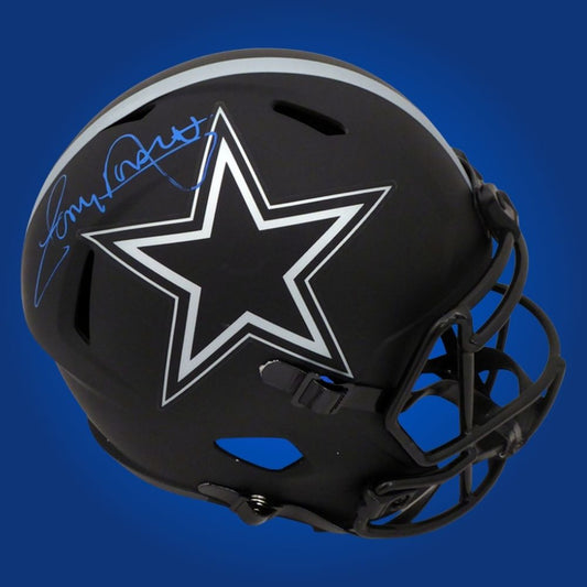 Tony Dorsett Signed Dallas Cowboys F/S Eclipise Speed Replica Helmet