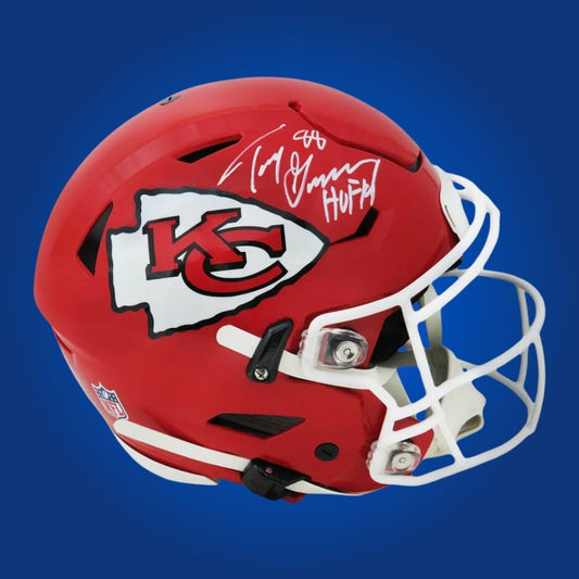 Tony Gonzalez  Signed Kansas City Chiefs Red SpeedFlex Authentic Helmet