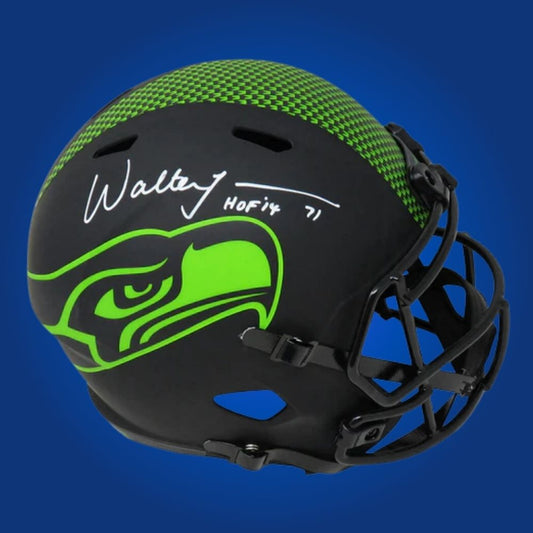 Walter Jones Signed Seattle Seahawks Eclipse Speed Replica Helmet