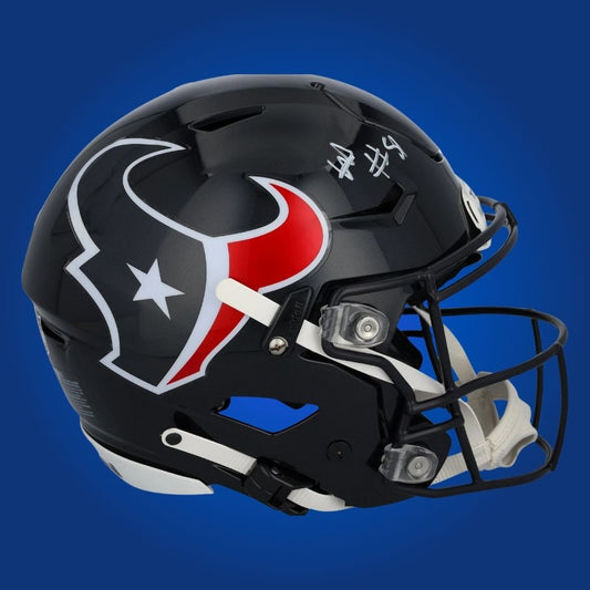 Will Anderson Jr. Signed Houston Texans Blue  SpeedFlex Authentic Helmet