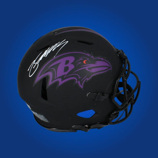 Zay Flowers Signed Baltimore Ravens Eclipse SpeedFlex Helmet