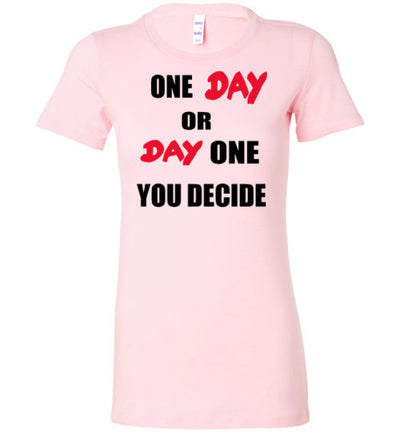 SportsMarket Premium Clothing Line-One Day Ladies Tshirt-SportsMarkets-Pink-S-SportsMarkets
