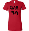 SportsMarket Premium Clothing Line-RAD AF Bella Ladies Tshirt