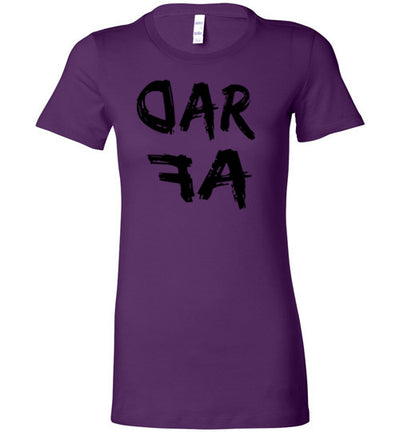 SportsMarket Premium Clothing Line-RAD AF Bella Ladies Tshirt