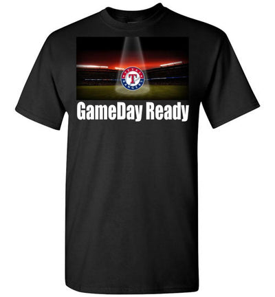 SportsMarket Premium Clothing Line-Texas Rangers Gameday Ready Tshirt-SportsMarkets-Black-S-SportsMarkets