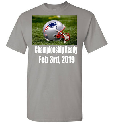 SportsMarket Premium Clothing Line-Patriots Championship Ready Tshirt-Tshirt-Teescape-Gravel-S-SportsMarkets