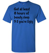 SportsMarket Premium Clothing Line-Get Sleep Tshirt-SportsMarkets-Royal-S-SportsMarkets