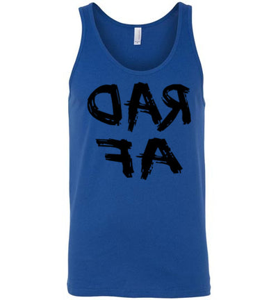 SportsMarket Premium Clothing Line-RAD AF Canvas Unisex Tank Top