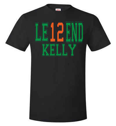 SportsMarket Premium Clothing Line-Legend Jim Kelly #12 Hanes Tshirt