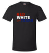 SPORTSMARKET PREMIUM CLOTHING LINE-RED WHITE & TX TSHIRT