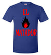 SportsMarket Premium Clothing Line-El Matador On Fire Hanes Tshirt