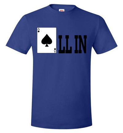 SportsMarket Premium Clothing Line-All In Poker Tshirt