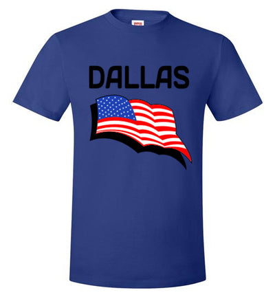 SportsMarket Premium Clothing Line-Dallas USA Strong Hanes Tshirt